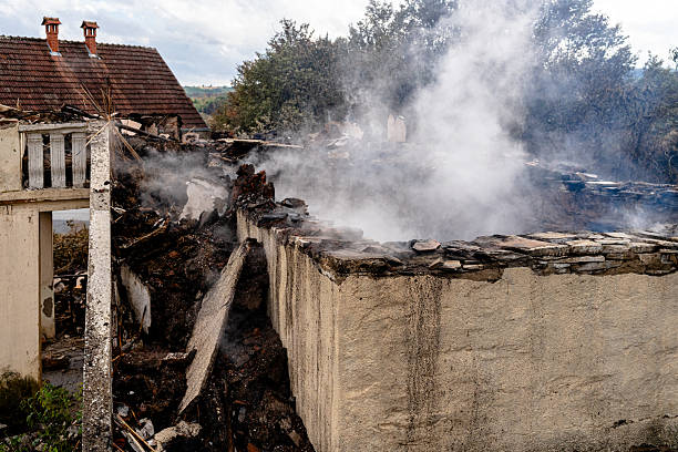 Professional Fire Damage Removal technician working in Stevenson, MD